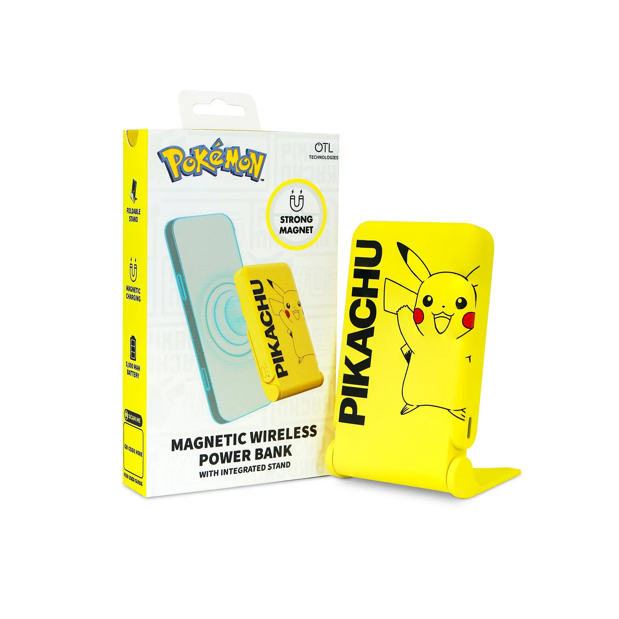 POKÉMON PIKACHU MAGNETIC WIRELESS POWER BANK