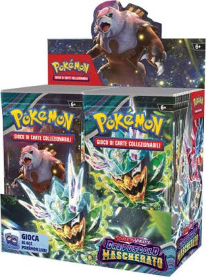 Pokemon Box 36 Buste Scarlatto e Violetto Crepuscolo Mascherato ITA