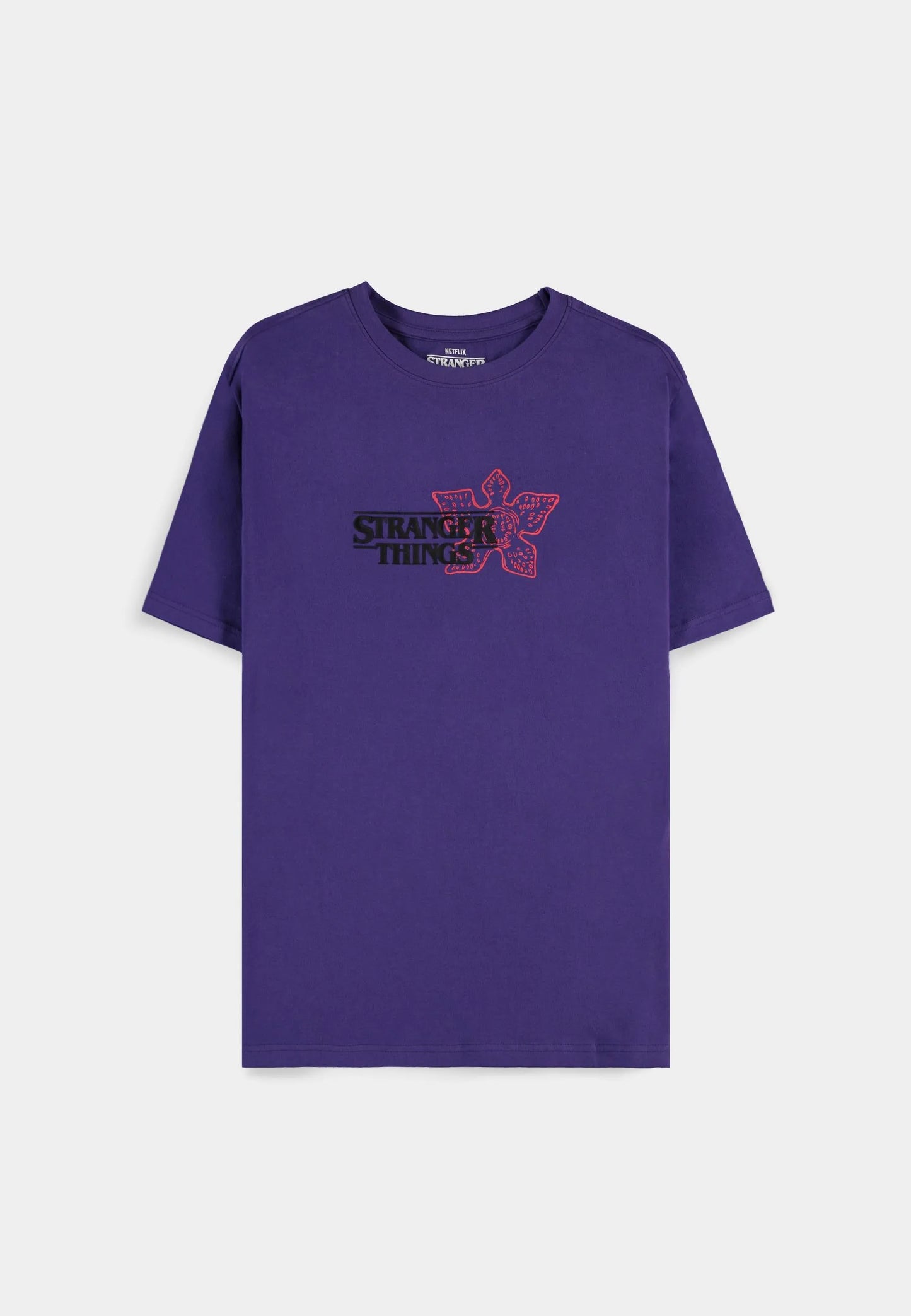 PREVENDITA Stranger Things - T-shirt a maniche corte da uomo viola Demogorgone