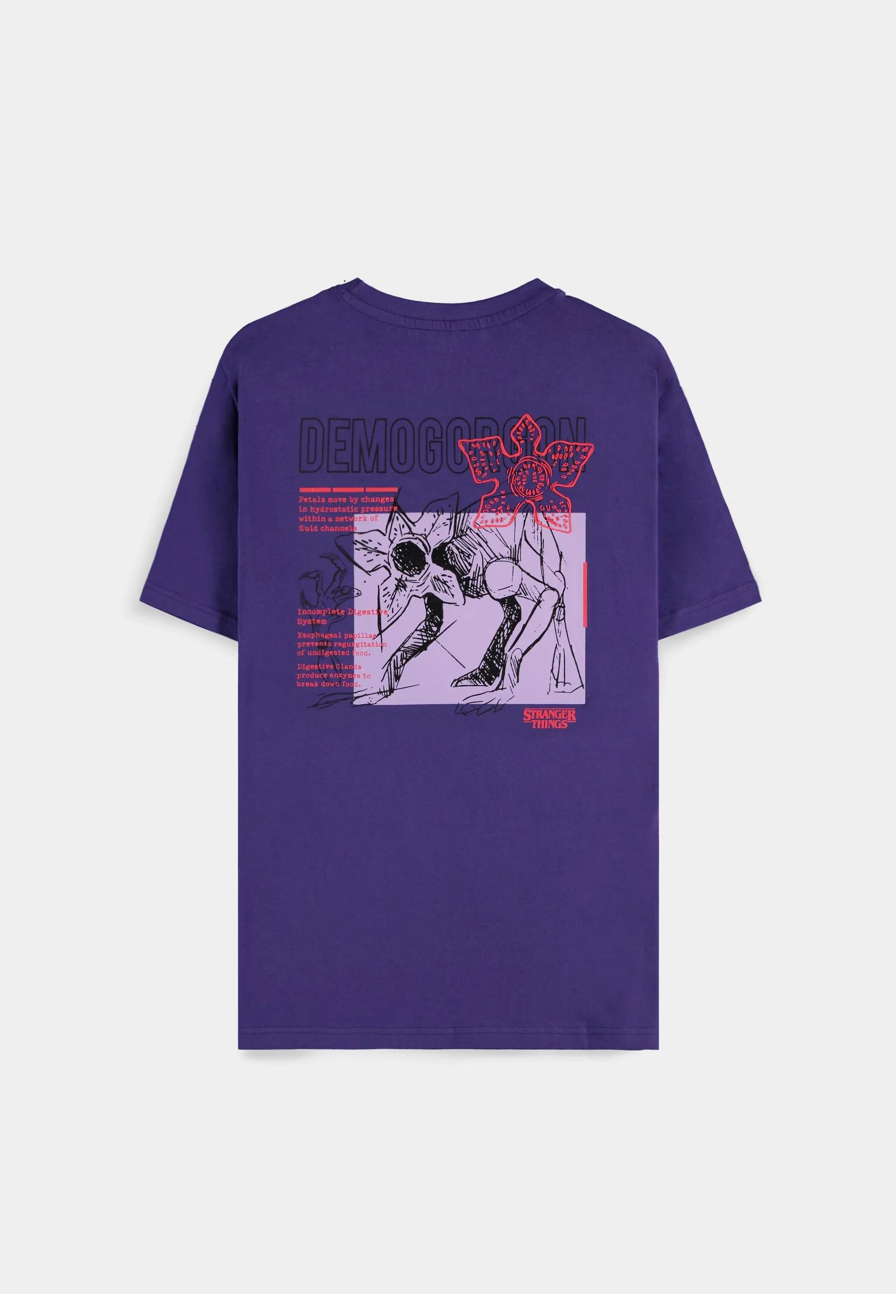 Stranger Things - Demogorgon Purple Men's Short Sleeve T-Shirt