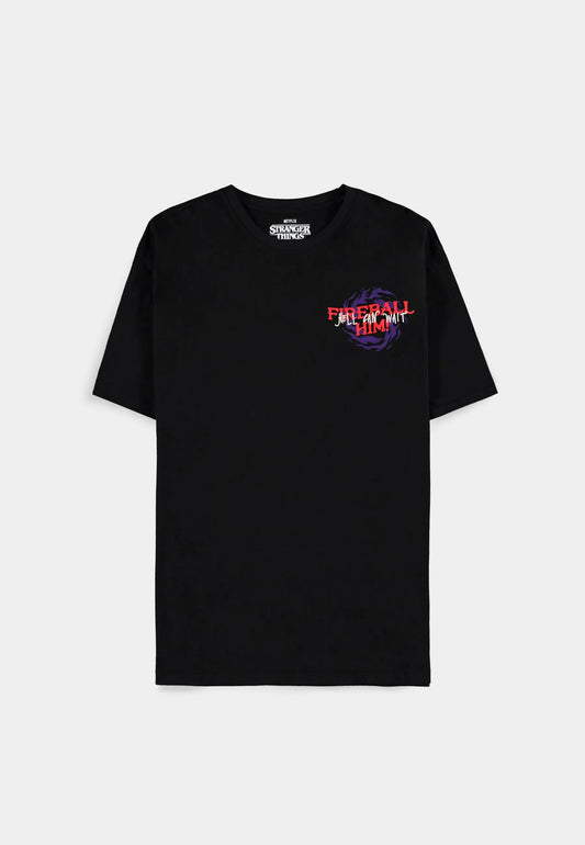 Stranger Things - T-shirt Loose Fit Uomo Hell Fire Club