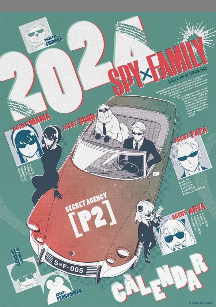 FAMILLE SPY X - CALENDRIER 2024