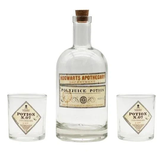 Harry Potter Bottle and Glasses Set: Potion