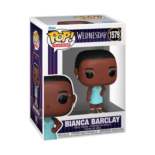WEDNESDAY - POP FUNKO VINYL FIGURE 1579 RAVEN WHITE 9CM