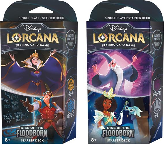 LORCANA - BOX 8 STARTER DECKS - RISE OF THE FLOODBORN - ENG [REPRINT]