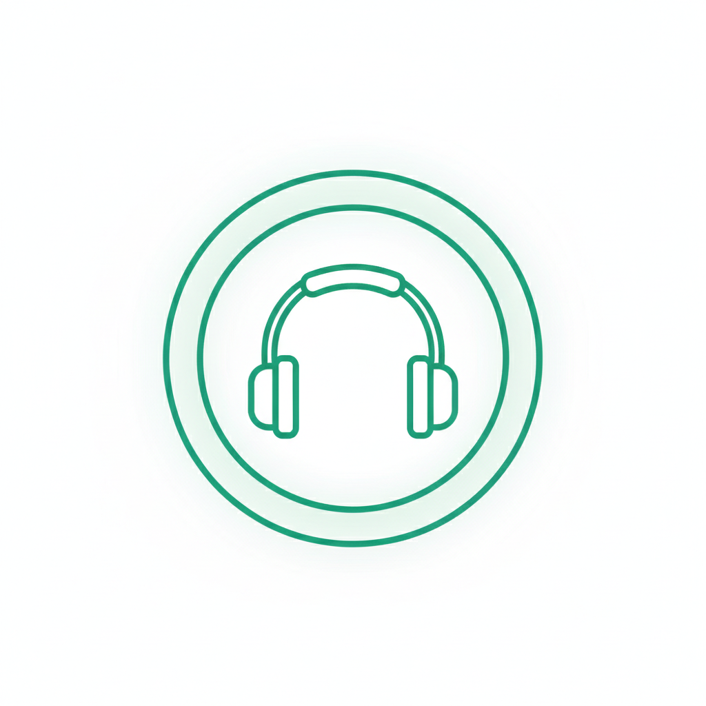 Customer Support Headset Icon