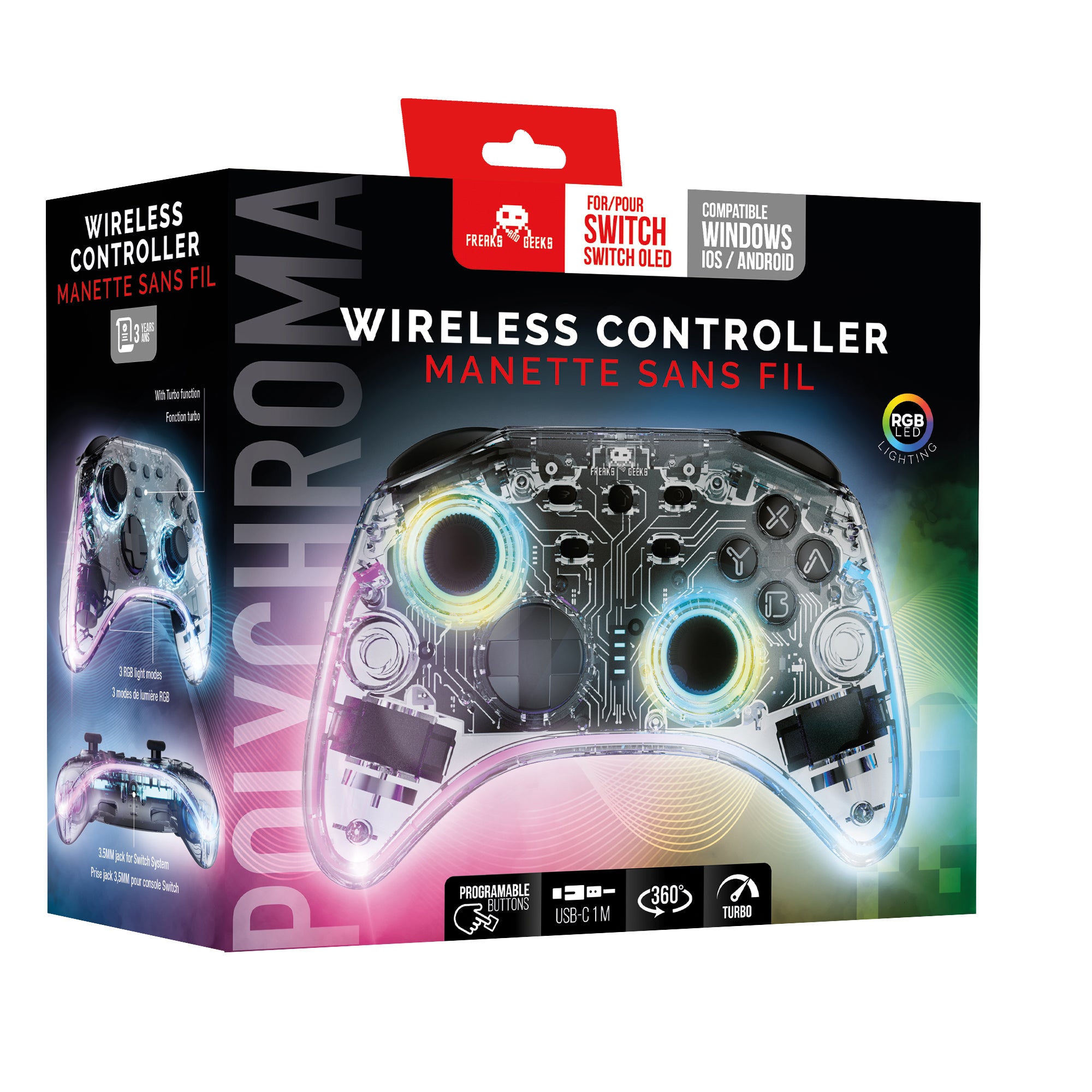 Controller Wireless Trasparente – Games Time Aversa