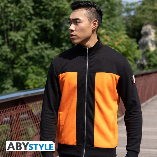 Naruto Jacket Replica : Naruto - Homme Orange/Noir (M)