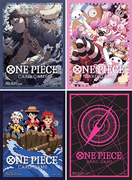 ONE PIECE CARD GAME: Official Card Sleeve 6 - 4 Types Set
