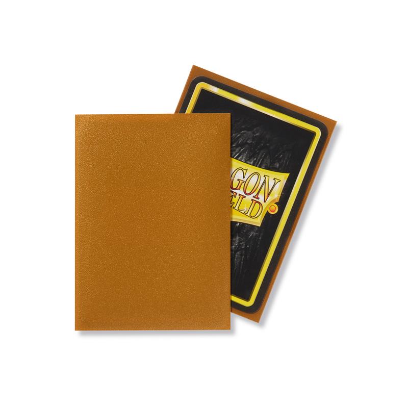 Dragon Shield Standard Sleeves - Matte Gold (100 Sleeves)