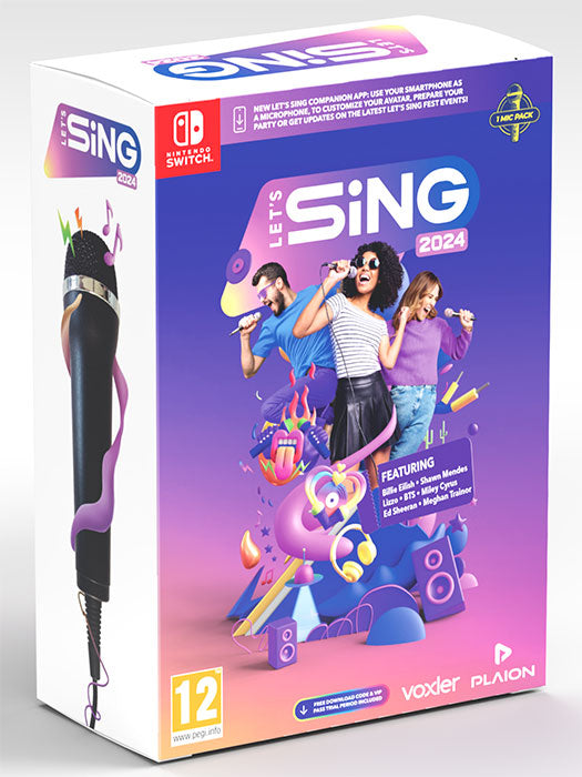 Let's Sing 2024 + 1 Microphone