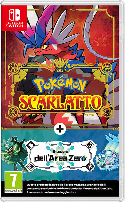 Pokemon Scarlatto + Pack Espansione Il Tesoro dell'Area Zero