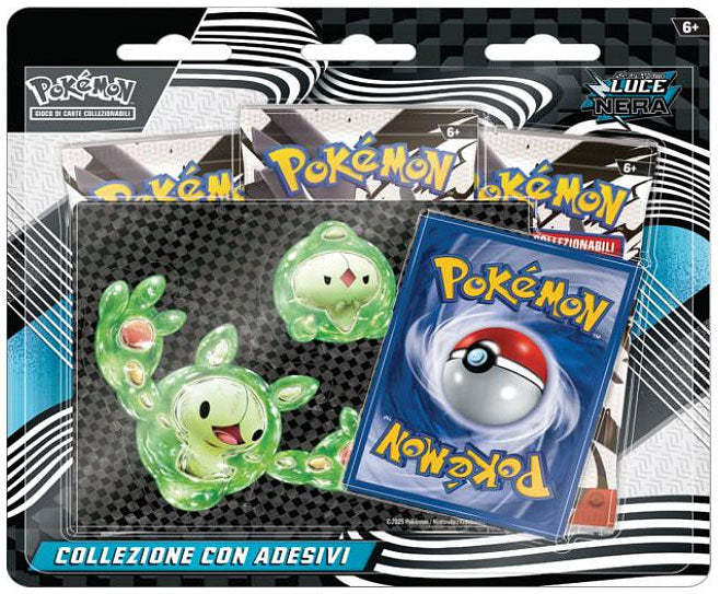 Pokemon ITA Luce Nera Collezione con Adesivi