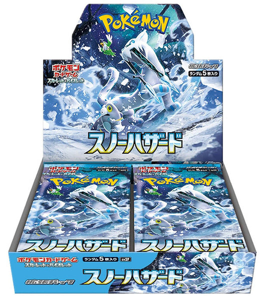 Pokémon Snow Hazard Booster JAP Boite 30 Enveloppes