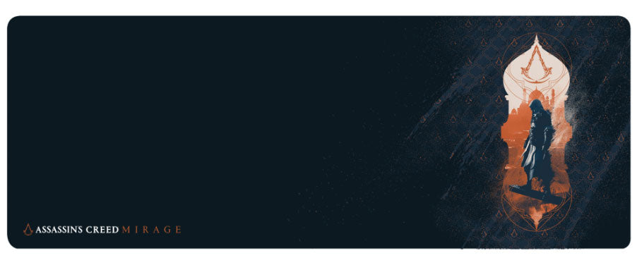FREAKS Desk Mat XL Assassin's Creed Mirage Blue Silhouette