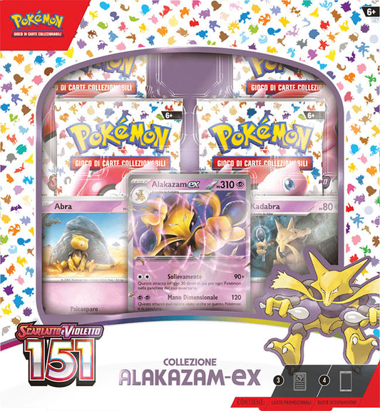 Pokemon Scarlatto e Violetto 151 Collezione Alakazam-ex