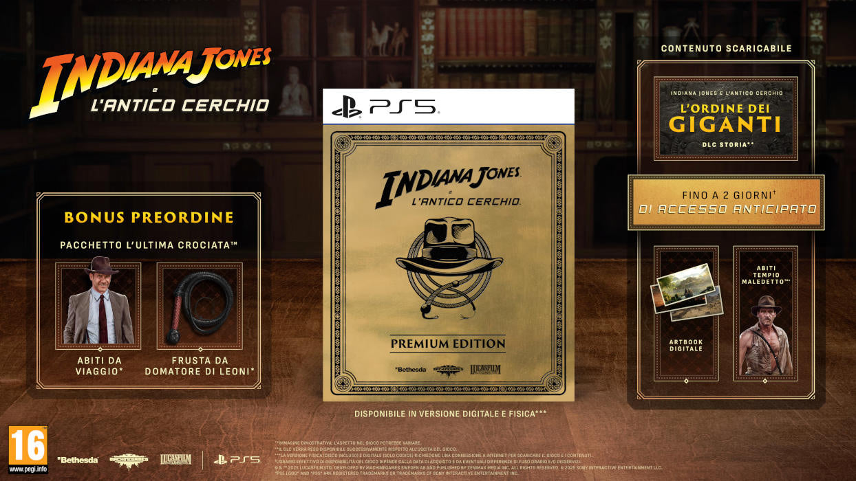 Indiana Jones &amp; The Ancient Circle Premium Edition