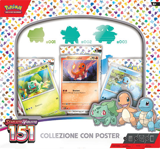 Pokemon Scarlatto e Violetto 151 Collezione con Poster