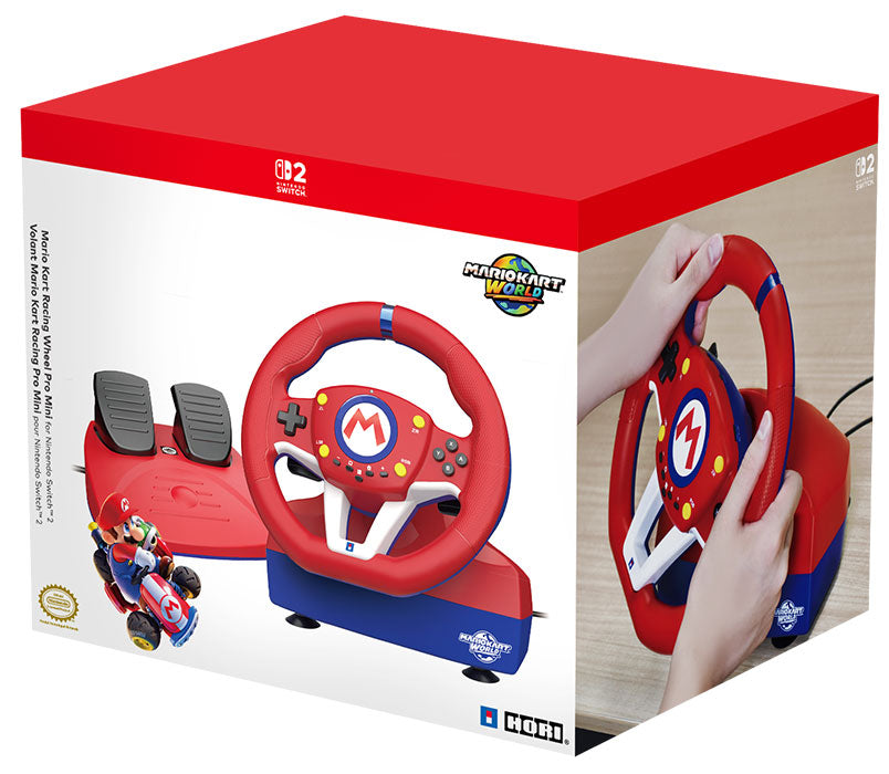 HORI SWITCH 2 Volante Mario Kart Racing Wheel Pro Mini