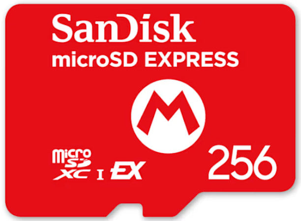 NINTENDO SWITCH 2 SanDisk Micro SD Express 256GB