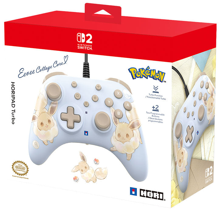 HORI SWITCH 2 Controller Wired Horipad Eevee Cottage Core