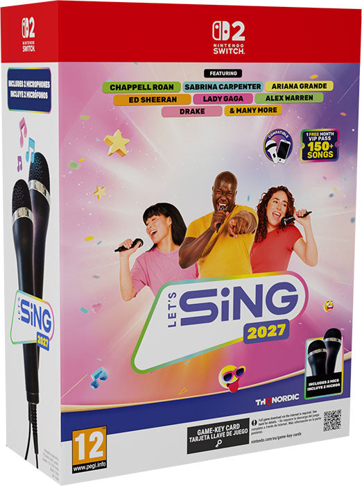 Let's Sing 2027 + 2 Microfoni Nintendo Switch 2