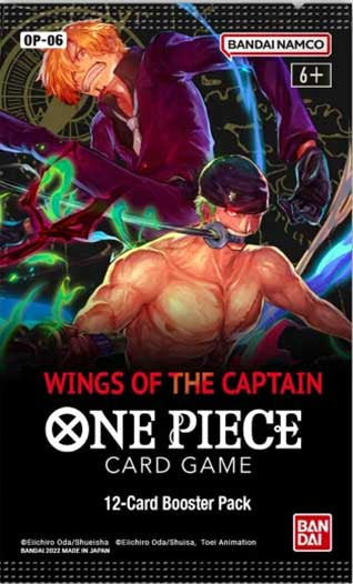 Jeu de cartes One Piece Wings of Captain OP-06 EU 1 enveloppe