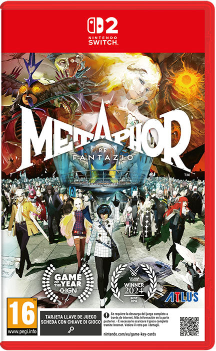 Metaphor ReFantazio Steelbook Edition Nintendo Switch 2