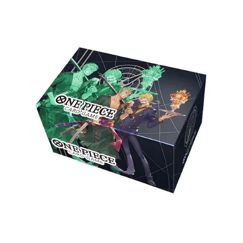 Boîte de rangement officielle du jeu de cartes One Piece Zoro &amp; Sanji Edition Limitée