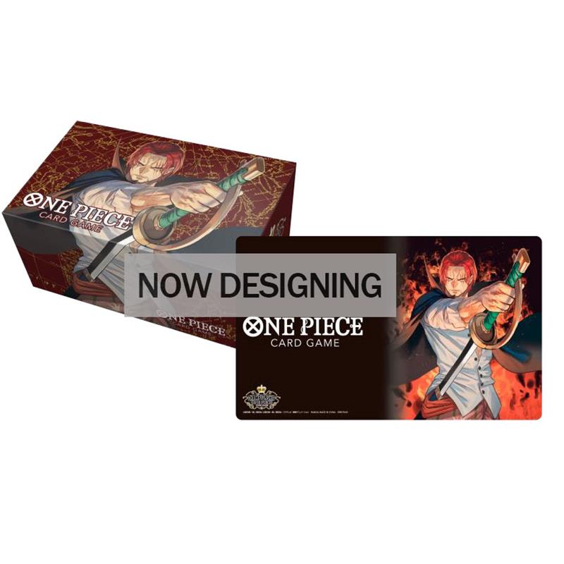 One Piece Card Game Playmat and Storage Box Set -Shanks