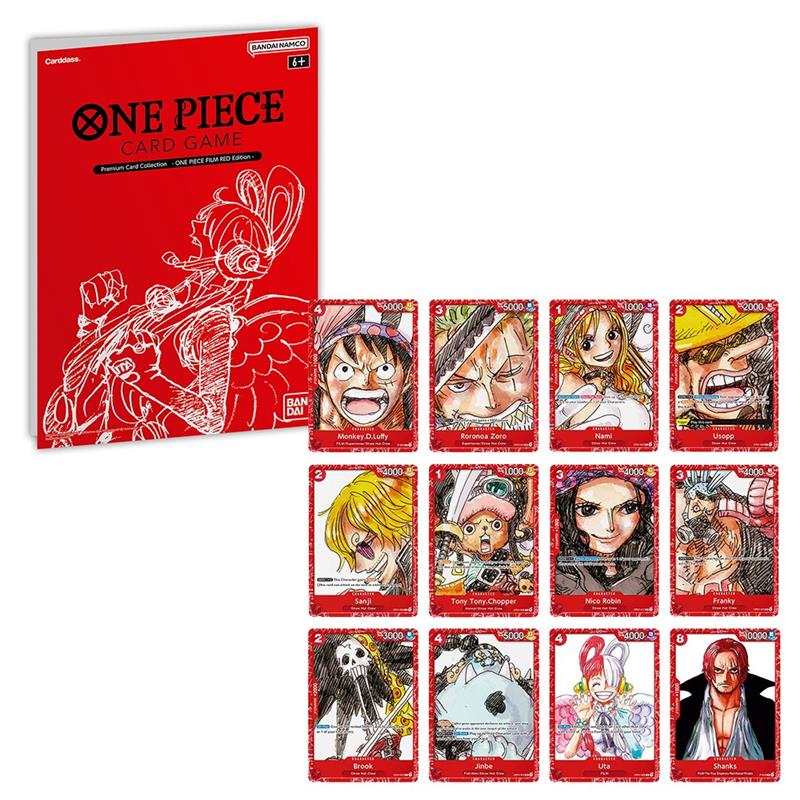 Jeu de cartes One Piece Premium Card Collection Movie Red Edition