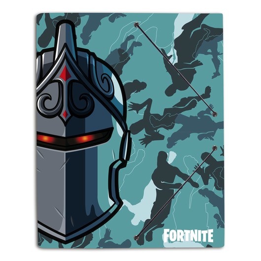 Fortnite Blue Elastic Drawing Folder