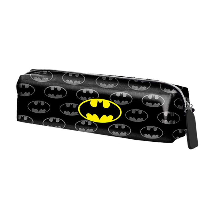 Astuccio a 1 zip quadrato Batman Nero