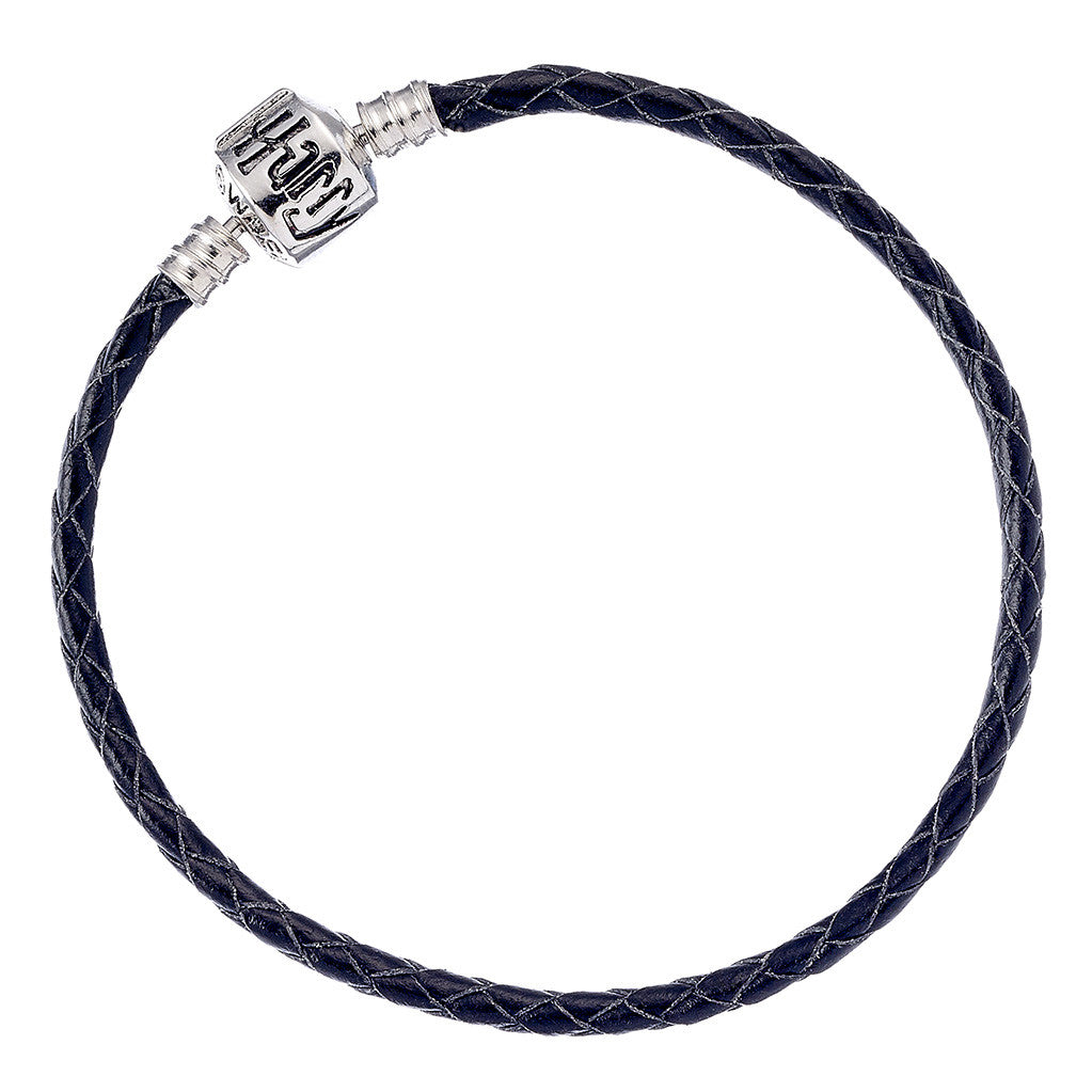 Harry Potter Black Leather Bracelet for Slider Charms Small 18 cm