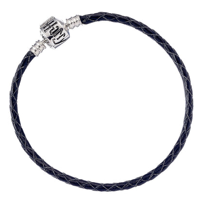 Harry Potter Bracelet Cuir Noir pour Slider Charms Small 18 cm