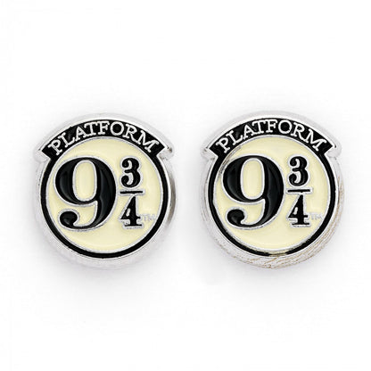 Official Harry Potter Stud Earring Set including Platform 9 3/4, Hedwig & Letter, and the Deathly Hallows earrings
