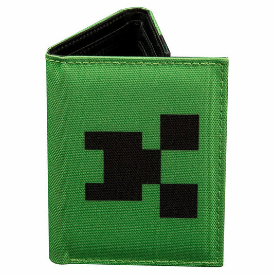 Portafoglio Minecraft - Creeper Verde