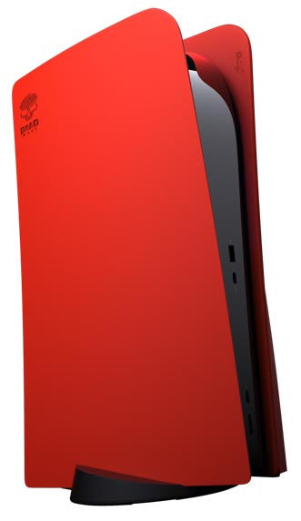 Cache latéral rouge PS5