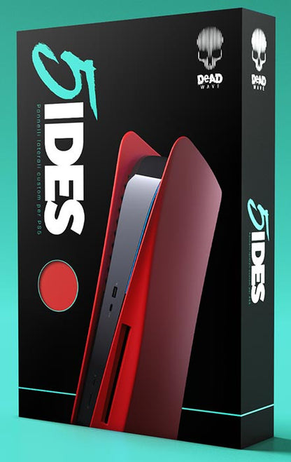 Cover Laterale PS5 Red