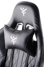 itek Gaming Chair RHOMBUS PF10 - PVC, Double Cushion, Reclining Backrest, Black Black