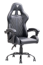 itek Gaming Chair RHOMBUS PF10 - PVC, Double Cushion, Reclining Backrest, Black Black