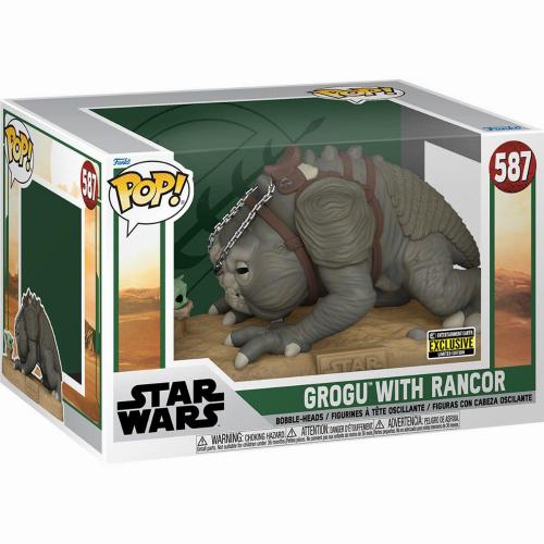 PREVENDITA Funko POP! SW The Mandalorian Grogu w/Rancor (587) EXM