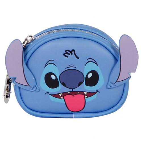 Lilo & Stitch Portamonete Blu Heady Stitch Face 13cm