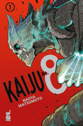Kaiju No. 8. With 1 puzzle piece. With 2 illustration cards. Vol. 1