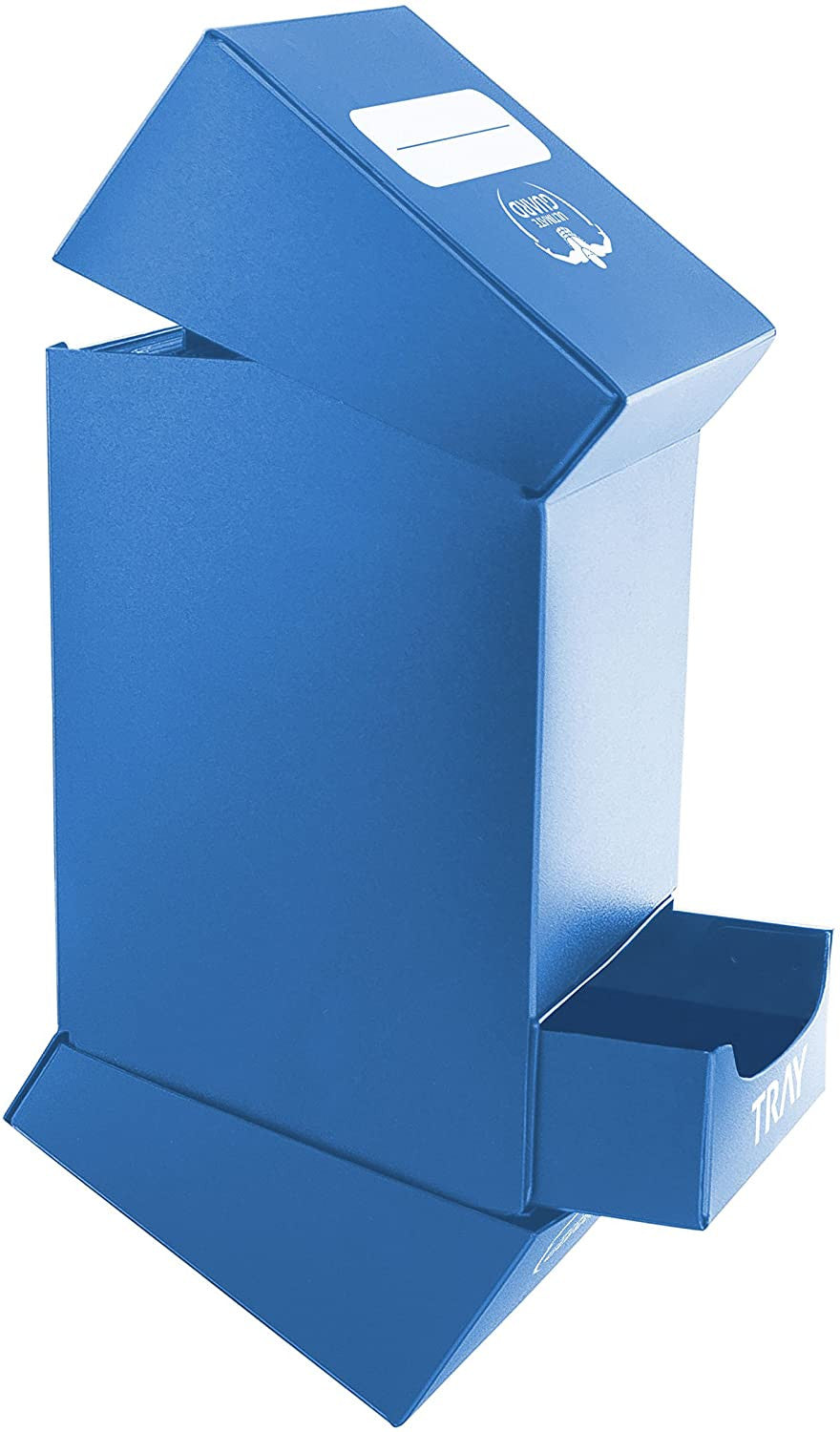 Deck Box Con Vano Per Carte Collezionabili Standard e Vano Dadi Innovativo Blu Reale
