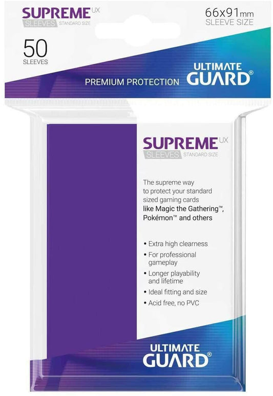 Ultimate Guard Supreme UX Sleeves Taille Standard Matte Purple