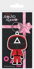 Squid Game Triangle Guard Keychain