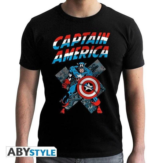 MARVEL T-Shirt – „Captain America Vintage“