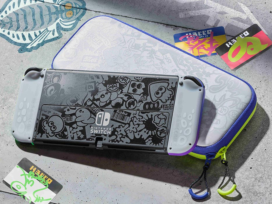 NINTENDO Switch Case &amp; Displayschutz Splatoon 3