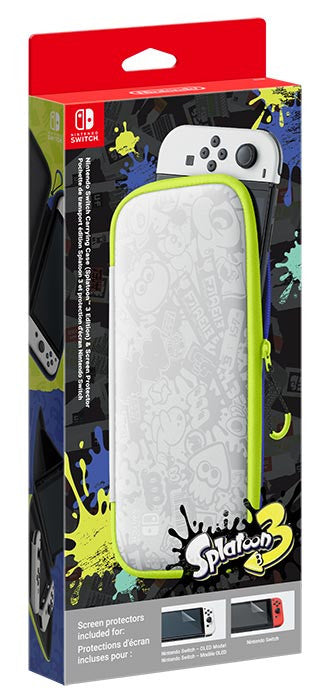 NINTENDO Switch Case &amp; Splatoon 3 Protecteur d'écran